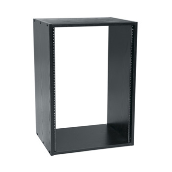 BRK16 16RU BRK SERIES BLACK LAMINATE RACK / 18 D X 29.48 H / FLAT SHIP FOR SMALL PARCEL